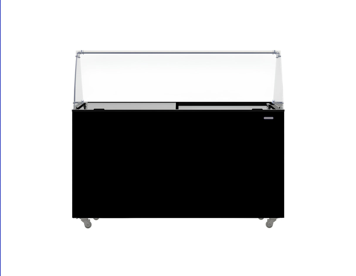 Combisteel Tenerife Ice Cream Counter Display Freezer 10 x 5 Litre Black - 7472.0134 Ice Cream Display Freezers Combisteel