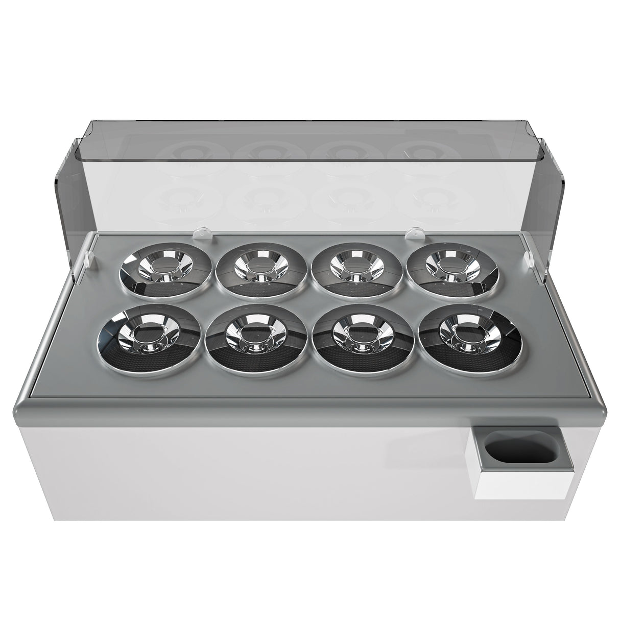 Combisteel Zanzibar Ice Cream Counter Display Freezer 8 x 7 Litre Round Tubs | 7472.0180 Ice Cream Display Freezers Combisteel