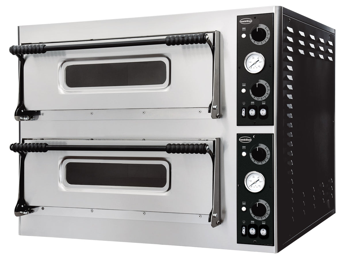 Combisteel Pizza Oven Double 2 X 4 - 7482.0020 Twin Deck Pizza Ovens Combisteel