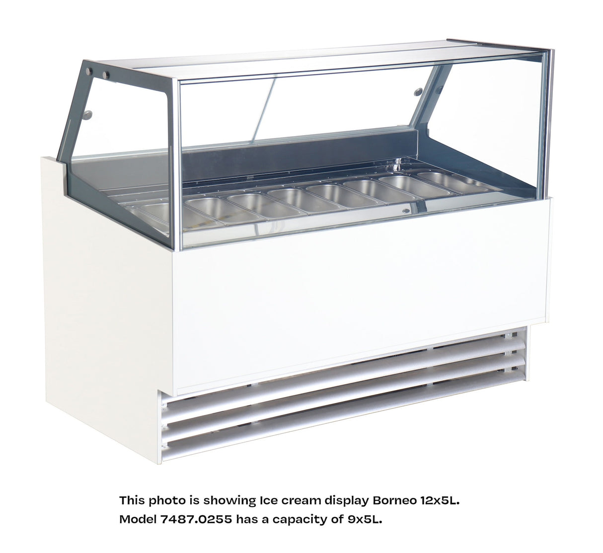 Combisteel Phuket Ice Cream Counter Display Freezer 9 x 5 Litre - 7487.0255 Ice Cream Display Freezers Combisteel