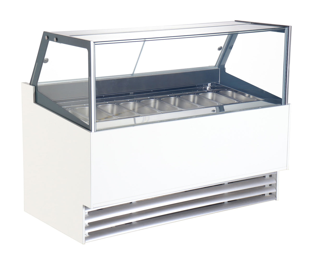 Combisteel Borneo Ice Cream Counter Display Freezer 12 x 5 Litre - 7487.0260 Ice Cream Display Freezers Combisteel