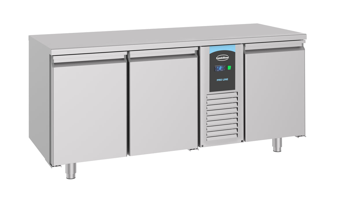 Combisteel 700 Refrigerated Negative Counter 3 Doors Mono Block Energy Line - 7489.5135 Refrigerated Counters - Triple Door Combisteel