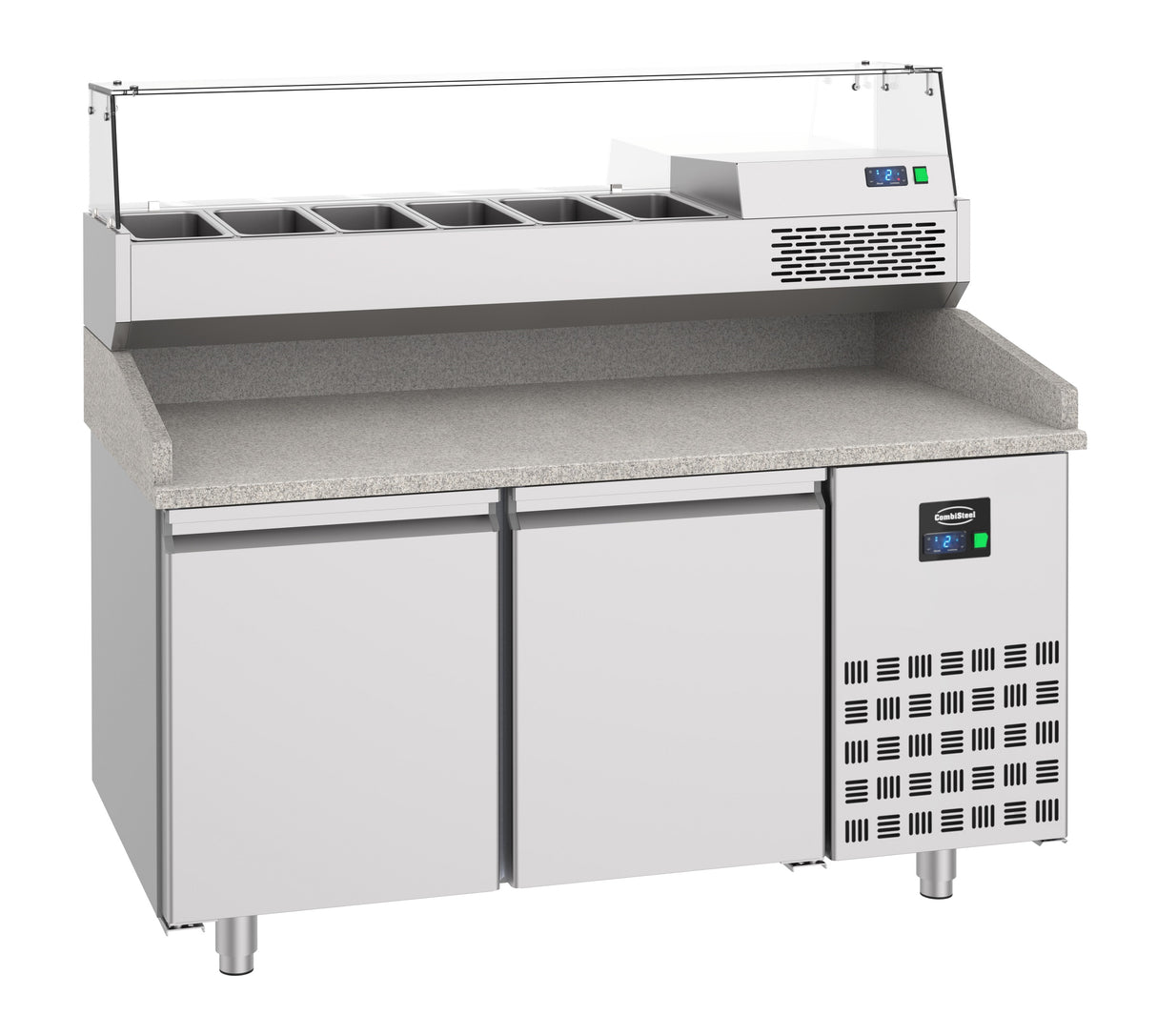 Combisteel Pizza Counter 2 Doors - 7489.5220 Pizza Prep Counters - 2 Door Combisteel