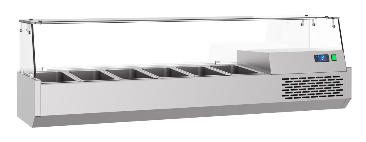 Combisteel Refrigerated Counter Top 6X 1/3 GN - 7489.5240 VRX Topping Units Combisteel