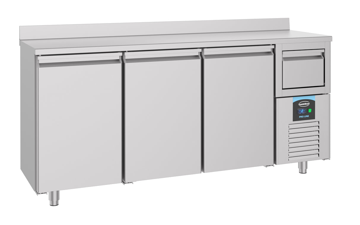 Combisteel 600 Refrigerated Counter 3 Doors With Disposal Drawer For Coffee - 7489.5265 Refrigerated Counters - Triple Door Combisteel
