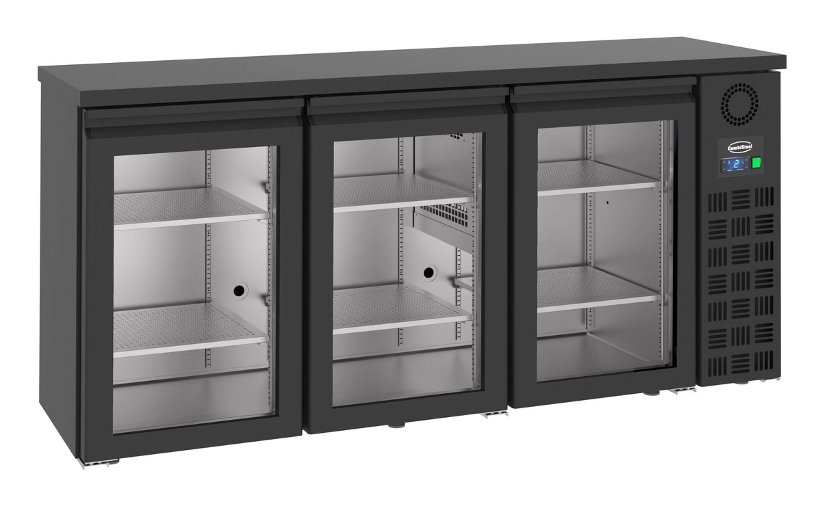 Combisteel Triple Door Back Bar Bottle Cooler Hinged Doors - 7489.5290 Triple Door Bottle Coolers Combisteel