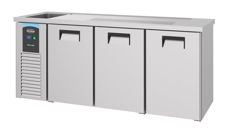 Combisteel Beer Counter 3 Doors 1L - 7489.5335 Bottle Cooler Beer Tap Counters Combisteel