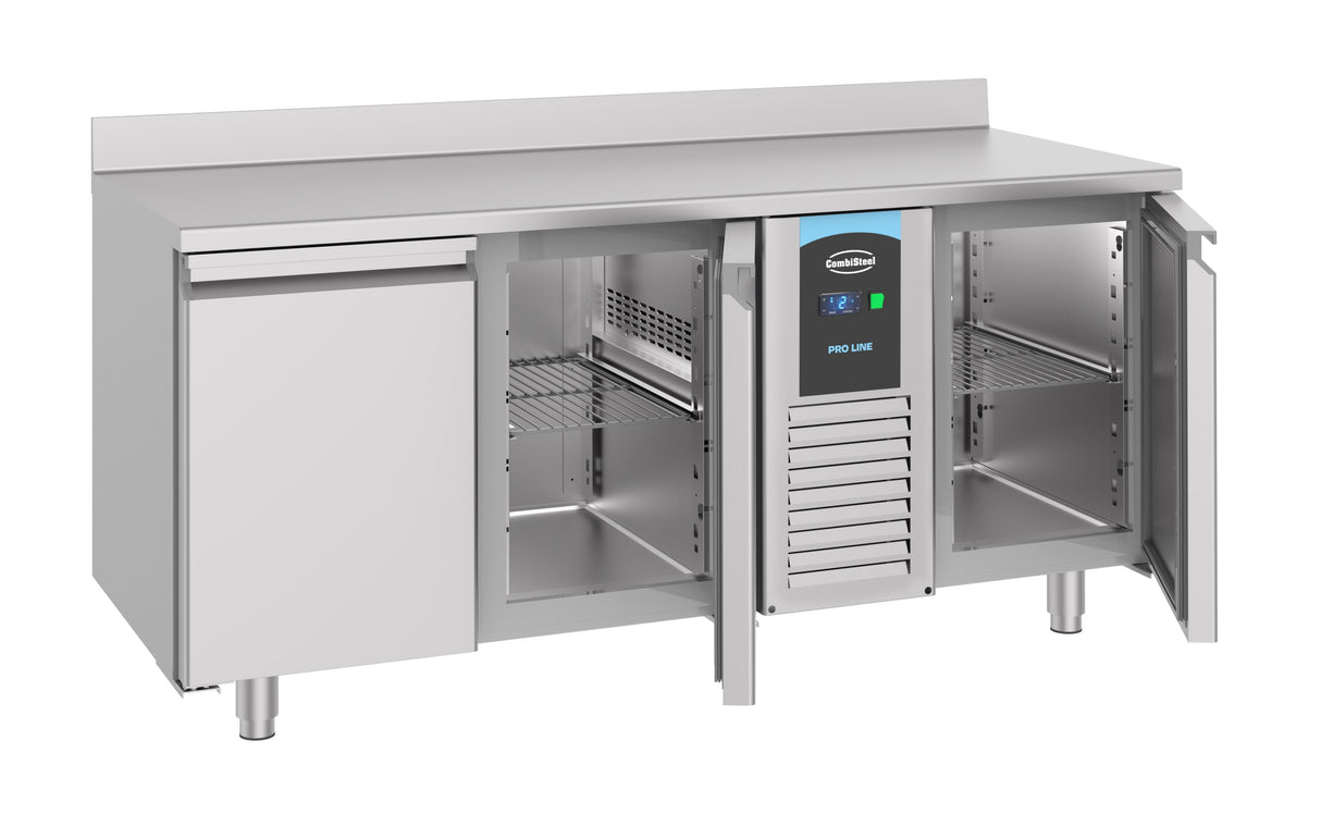 Combisteel 700 Refrigerated Counter Upstand 3 Doors Mono Block - 7489.5405 Refrigerated Counters - Triple Door Combisteel