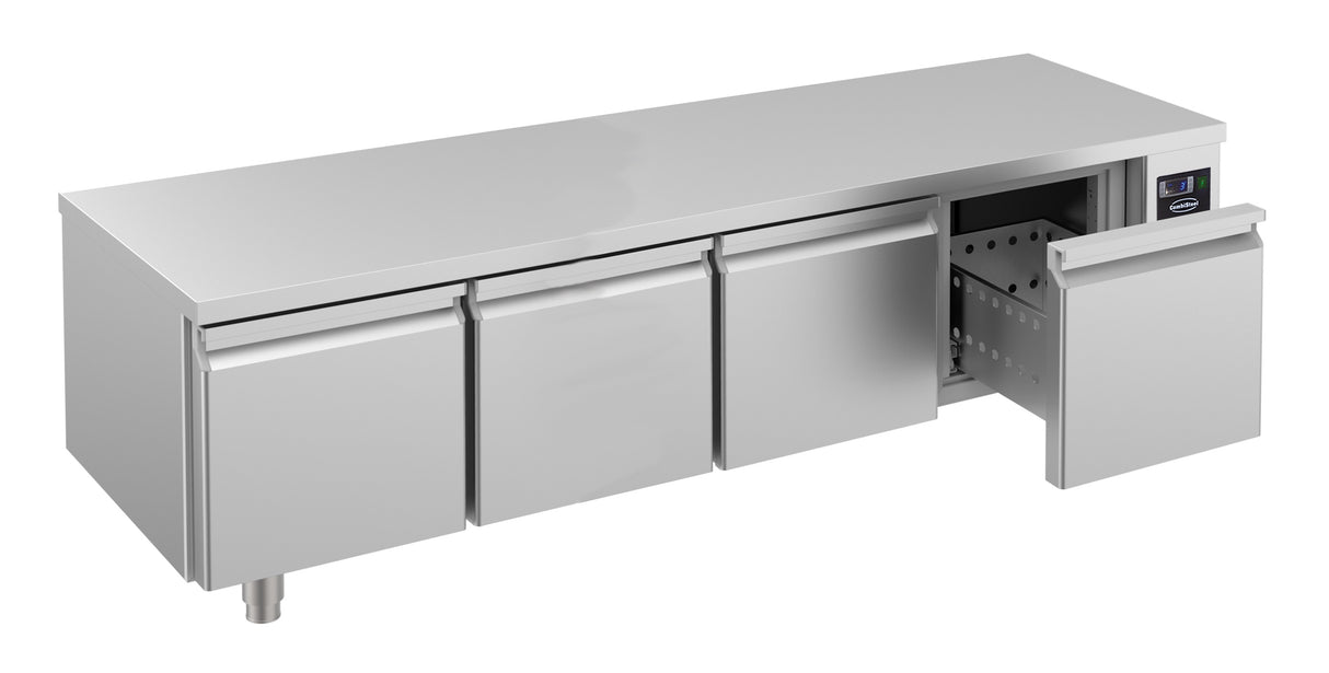 Combisteel Refrigerated Counter 600 Height 4 Drawers - 7489.5482 Counter Fridges With Drawers Combisteel