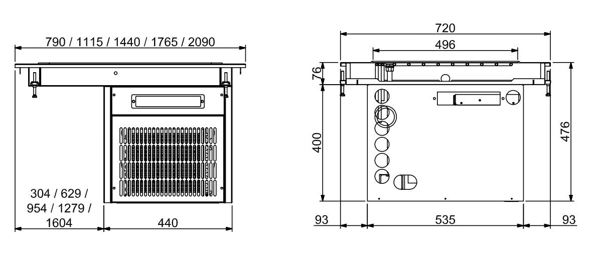 Combisteel Drop-In Refrigerated Top Unit 3/1 - 7495.0010 Combisteel Accessories & Spare Parts Combisteel