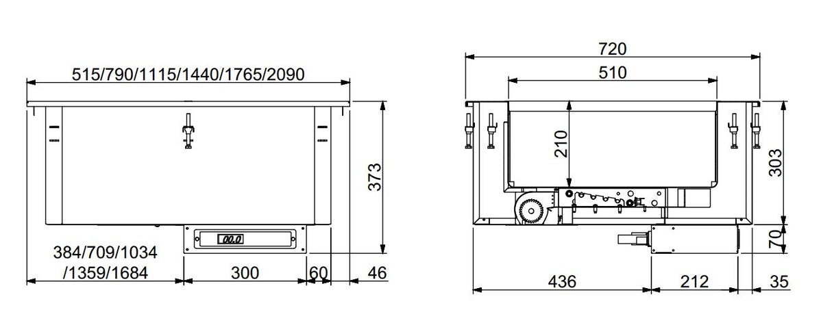 Combisteel Drop-In Bain-Marie Unit Hot Air 2/1 - 7495.0265 Combisteel Accessories & Spare Parts Combisteel