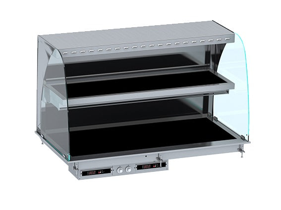 Combisteel Drop-In Curved Heated Ceramic Display Wall Model - Black 4/1 - 7495.0425 Combisteel Accessories & Spare Parts Combisteel