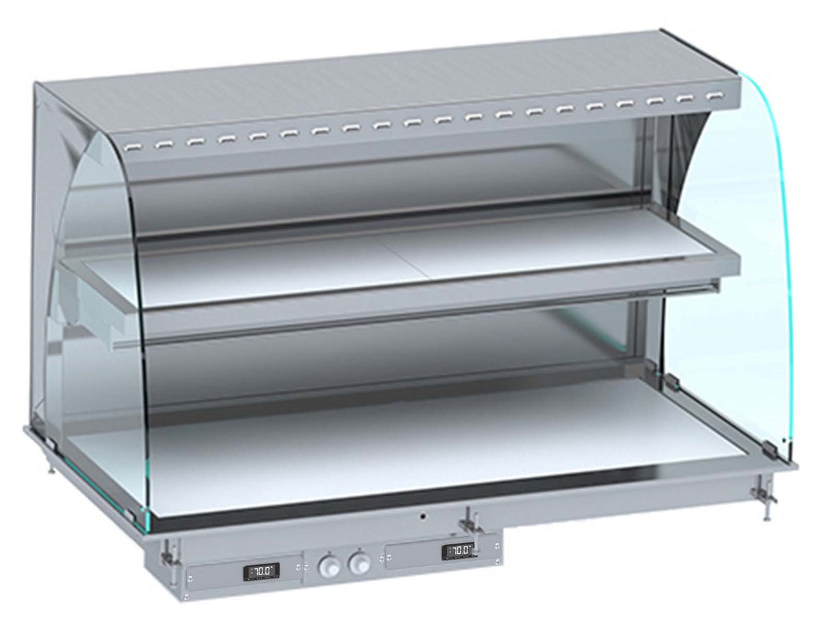 Combisteel Drop-In Curved Heated Ceramic Display Wall Model - White 5/1 - 7495.0445 Combisteel Accessories & Spare Parts Combisteel