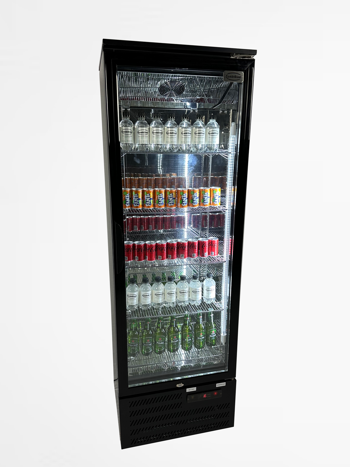 Combisteel Backbar Cooler High Mvc-293 - 7526.0300 Upright Single Door Bottle Coolers Combisteel