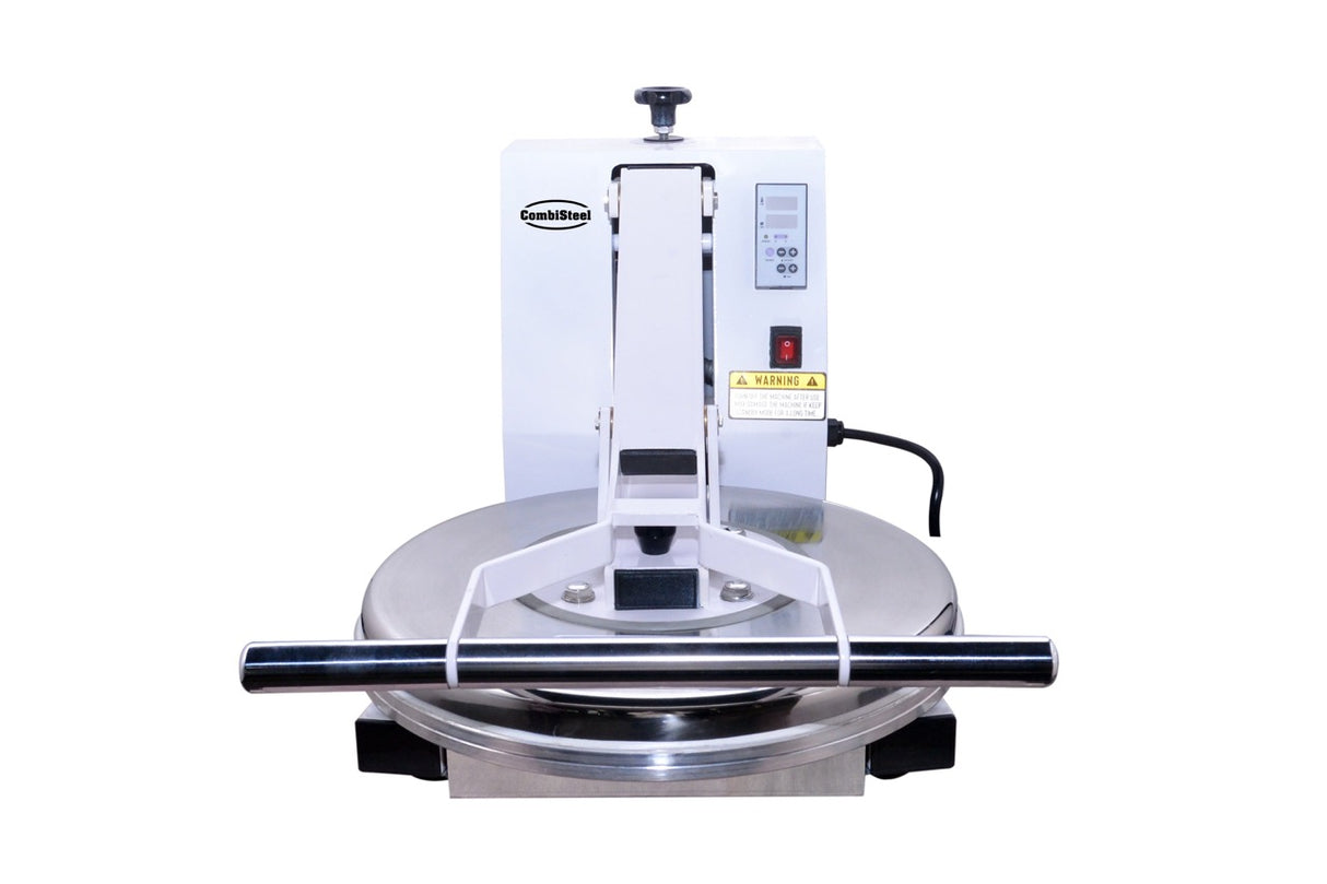 Combisteel Heated Pizza Dough Press Machine 18-Inch Plate - 7534.0100 Pizza Press Combisteel