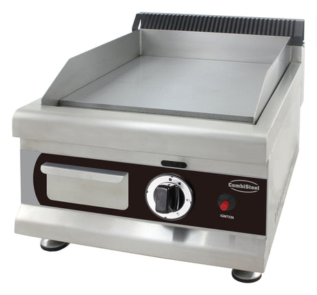 Combisteel Propane Gas Counter Top Frying Griddle 1 Burner 400mm Wide LPG - 7539.0025 Gas Griddles Combisteel