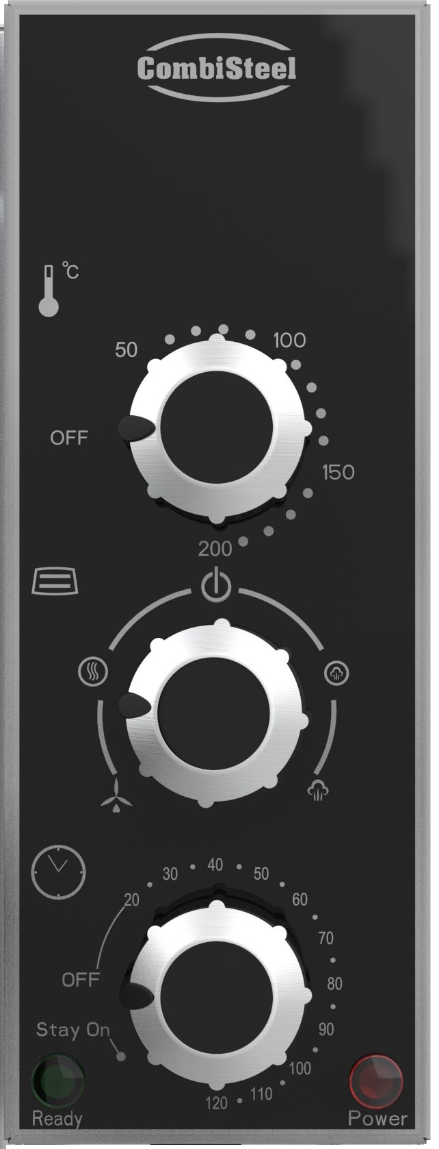 Combisteel Electric Convection Oven 4 x 1/2 GN With Humidity Function | 7543.0040 Convection Ovens Combisteel