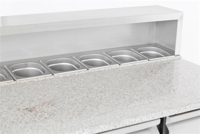 Combisteel Pizza Counter 3 Doors - 7950.0065 Pizza Prep Counters - 3 Door Combisteel