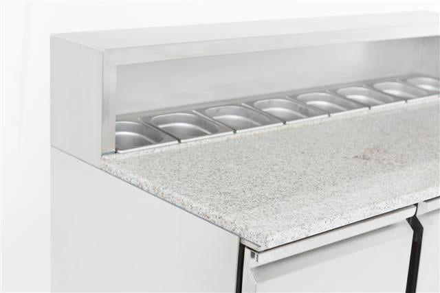 Combisteel Pizza Counter 3 Doors - 7950.0065 Pizza Prep Counters - 3 Door Combisteel