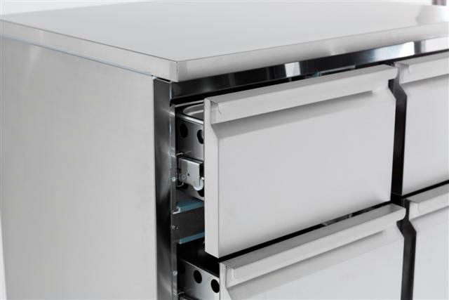 Combisteel Refrigerated Counter 4 Drawers - 7950.0110 Counter Fridges With Drawers Combisteel