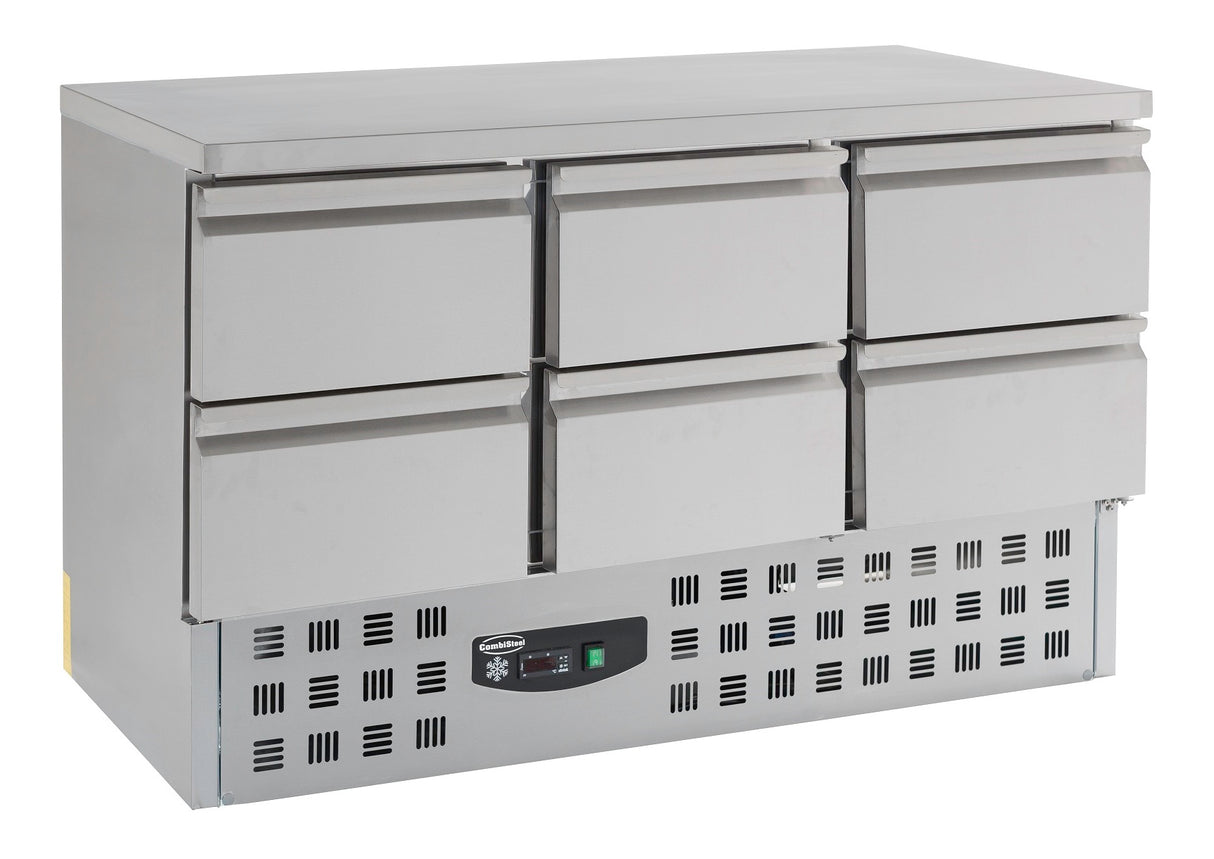 Combisteel Refrigerated Counter 6 Drawers - 7950.0113 Counter Fridges With Drawers Combisteel