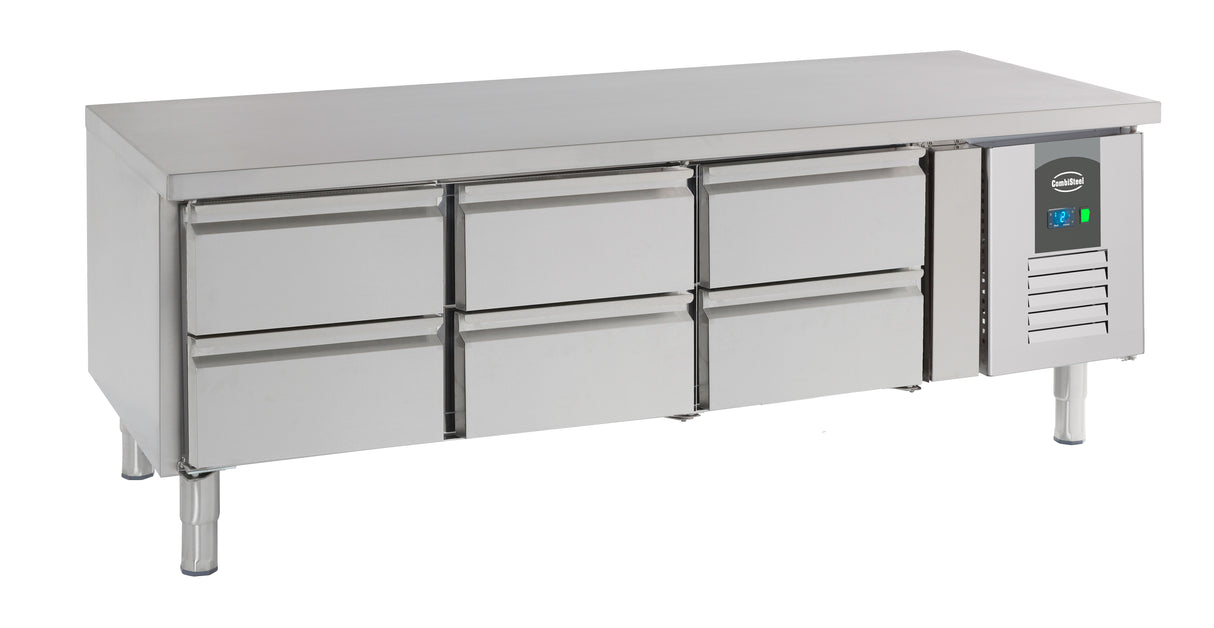 Combisteel Refrigerated Counter 650 Low Height 6 Drawers | 7950.0450 Counter Fridges With Drawers Combisteel