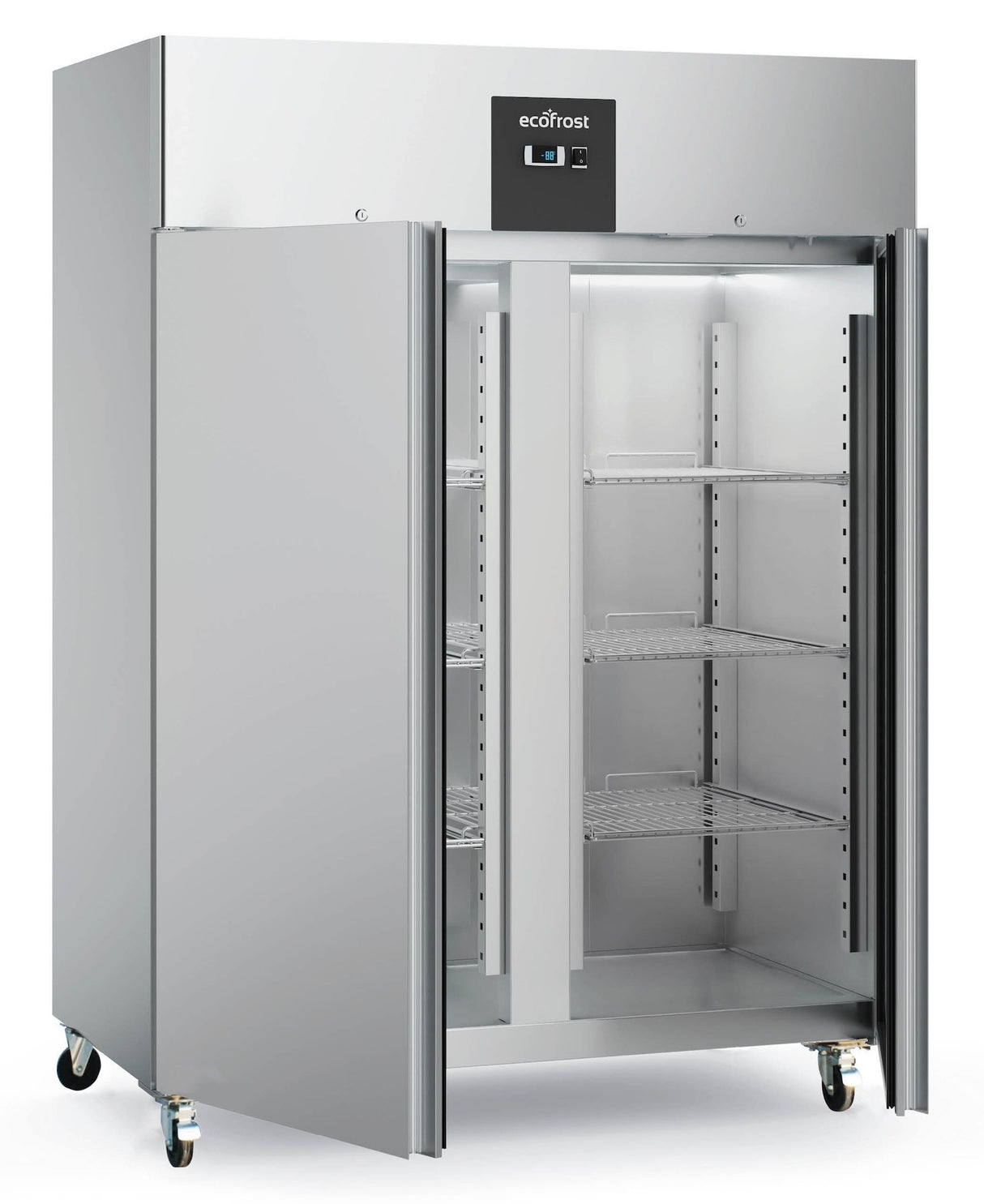 Combisteel Ecofrost Upright Double Door Stainless Steel Fridge 1300 Litre - 7950.5010 Refrigeration Uprights - Double Door Combisteel