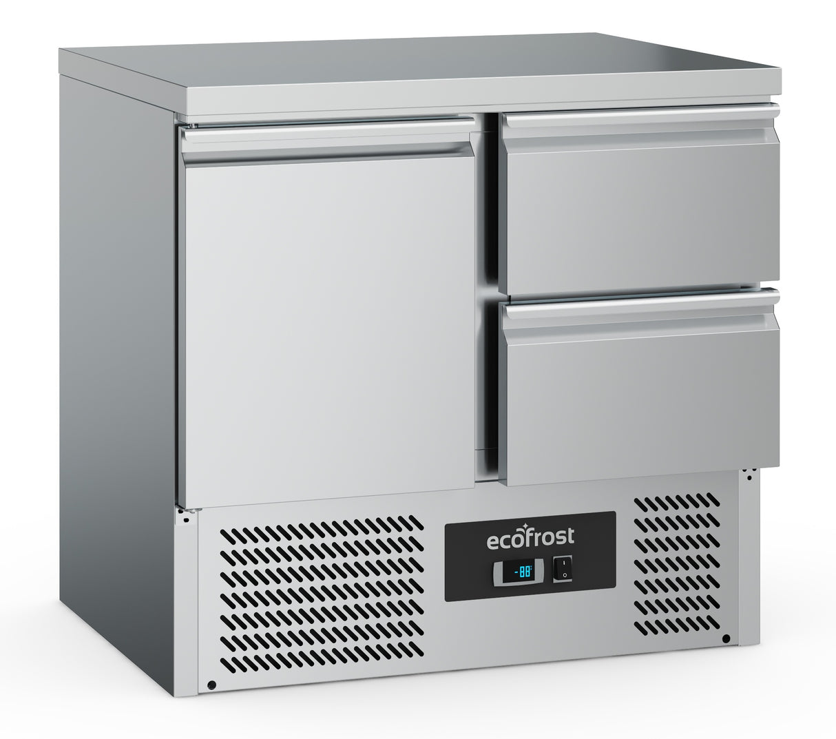 Combisteel Ecofrost Refrigerated Counter 1 Door/2 Drawers | 7950.5070 Counter Fridges With Drawers Combisteel