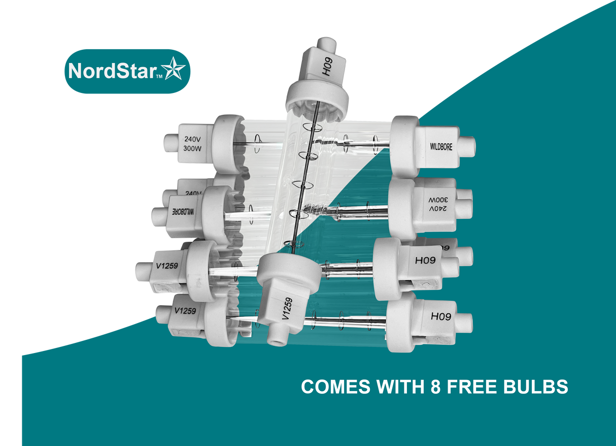 Nordstar Heated Gantry Double Tier Chefs Rack Overshelf 1500mm 6 Quartz Lamp | DTG1500 Heated Gantry Chef's Rack Nordstar