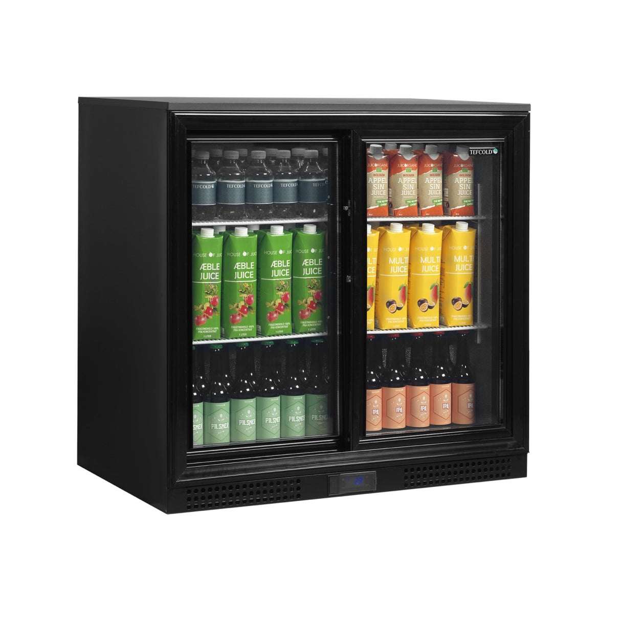 Tefcold Double Sliding Door Bottle Cooler - DB201S Double Door Bottle Coolers Tefcold