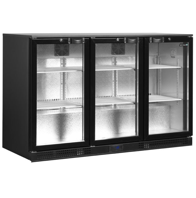 Tefcold Triple Door Bottle Cooler Hinged Doors - DB301H Triple Door Bottle Coolers Tefcold