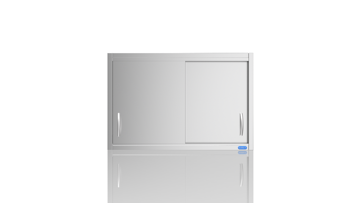 Nordstar Stainless Steel Wall Cupboard 900mm Wide | NSWC900 Stainless Steel Wall Cupboards Nordstar