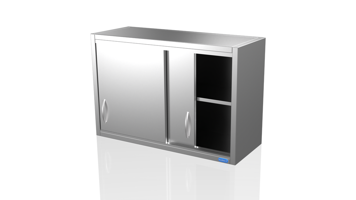 Nordstar Stainless Steel Wall Cupboard 900mm Wide | NSWC900 Stainless Steel Wall Cupboards Nordstar
