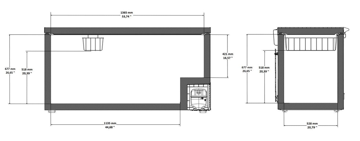 Sterling Pro Green Triple Mode Chest Freezer / Chiller / Fridge 469 Litres - SPC465 Chest Freezers Sterling Pro