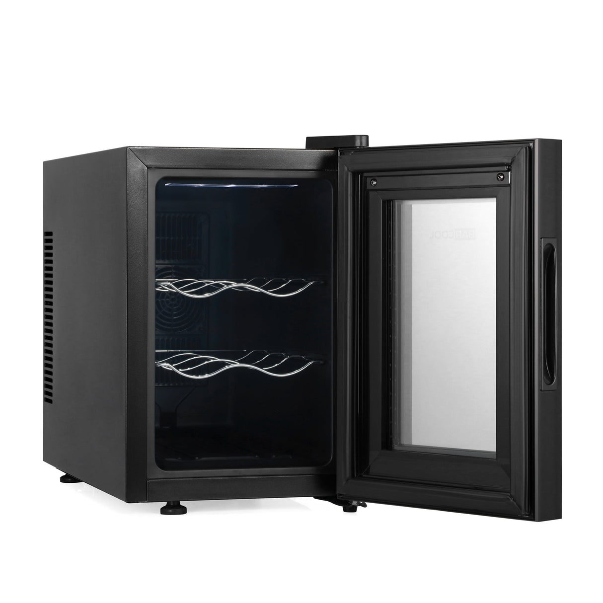 Barcool Vino6 LED Wine Cooler Compact Countertop Drinks Display Fridge 6 Bottle Capacity