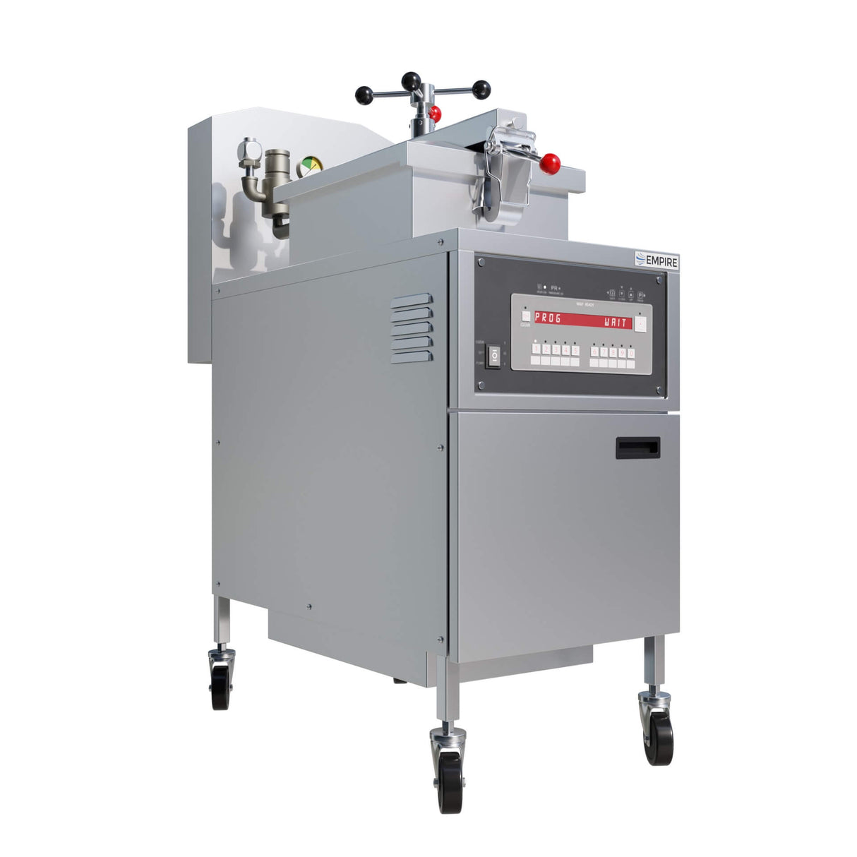 Empire 24L Electric Pressure Fryer with Drain Tap – 13.5kW Commercial Floor Standing Deep Fryer | EMP-FSPF Electric & Gas Pressure Fryers Empire