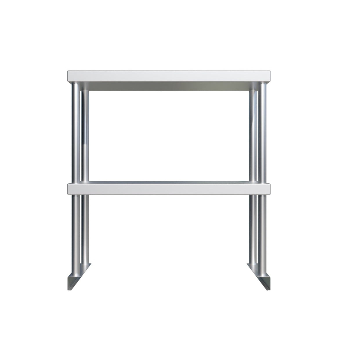 Empire Stainless Steel Double Tier Overshelf 600mm | Commercial Kitchen Table Gantry | OSD-600 Stainless Steel Over Shelves Empire