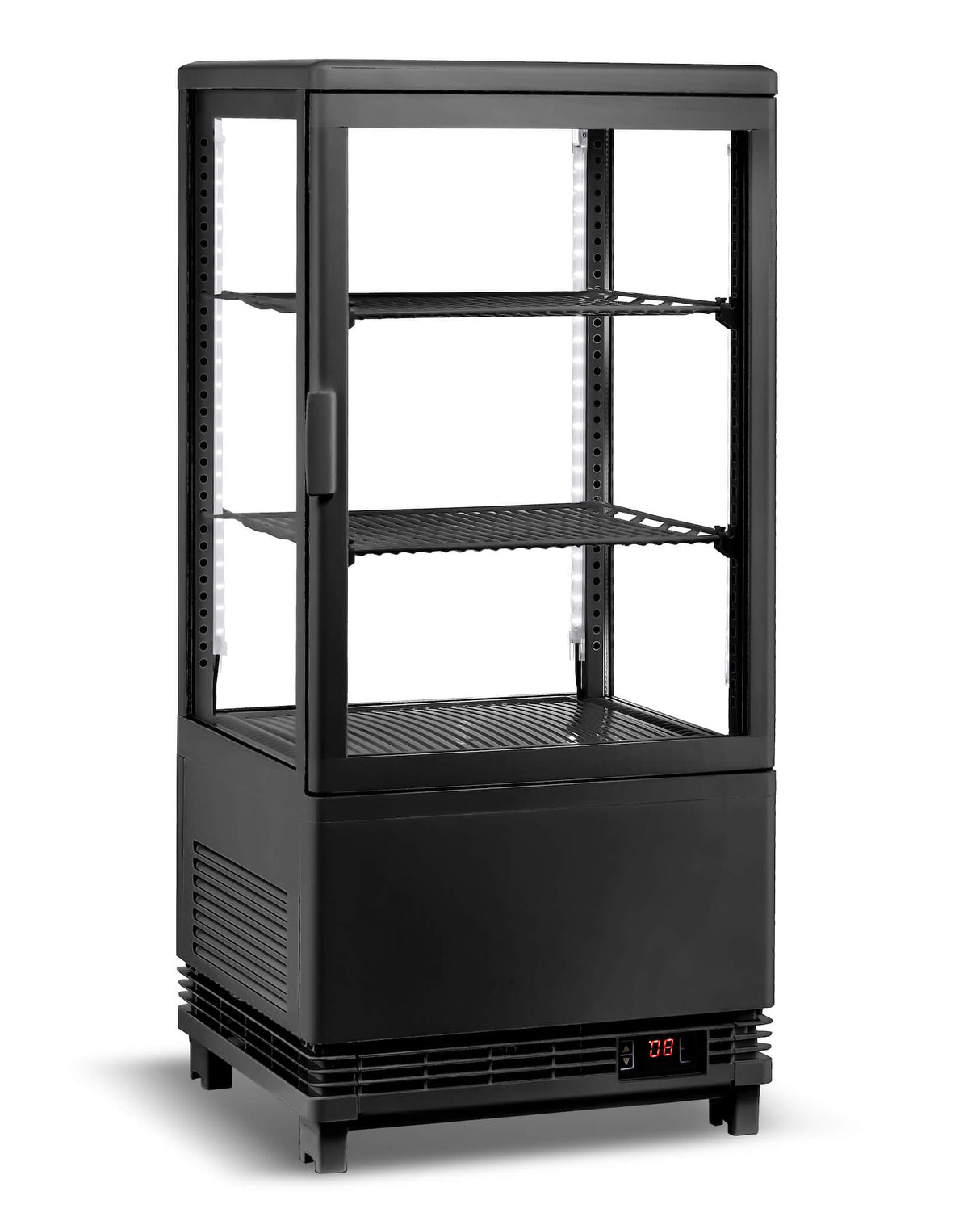 Empire Chilled Deli Cake Display Fridge Case Black 68 Litre - EMP-68-1-C Refrigerated Counter Top Displays Empire