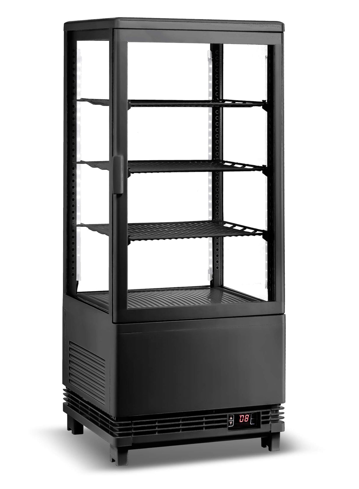 Empire Chilled Deli Cake Display Fridge Case Black 78 Litre - EMP-78-1-C Refrigerated Counter Top Displays Empire