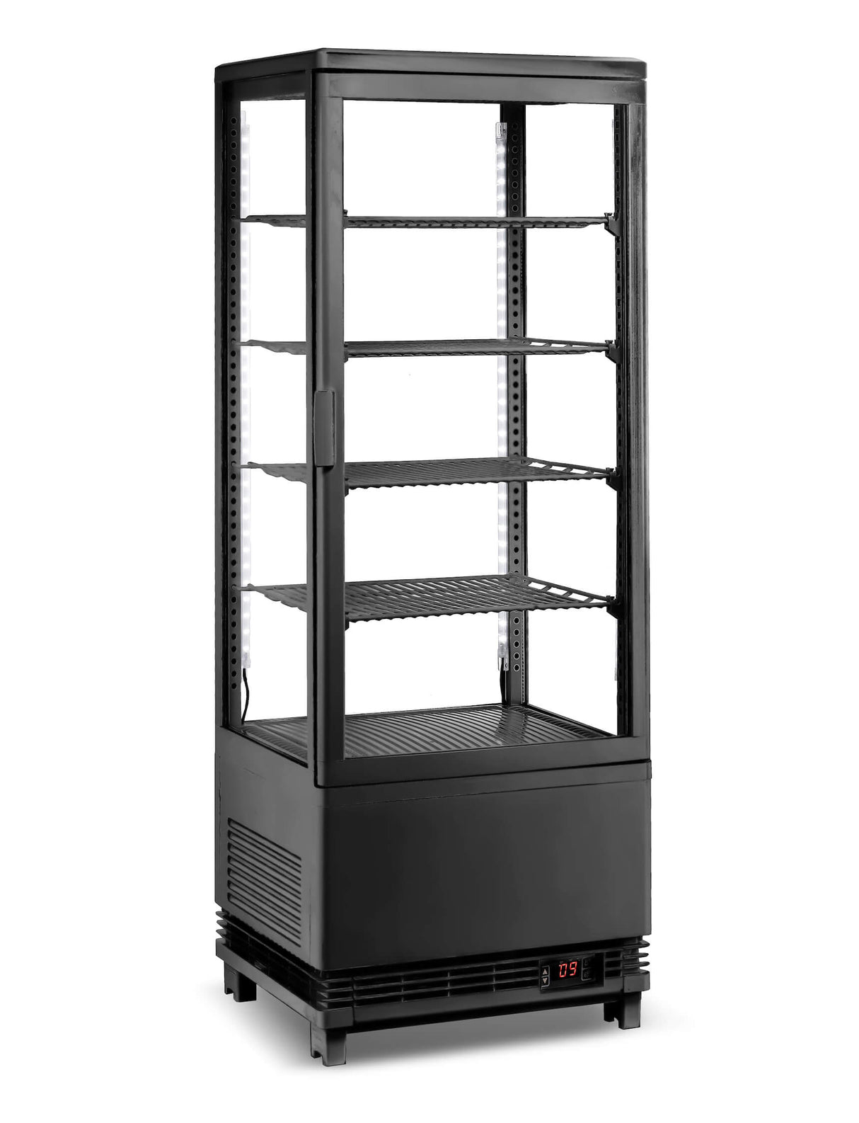 Empire Chilled Deli Cake Display Fridge Case Black 98 Litre - EMP-98-1-C Refrigerated Counter Top Displays Empire