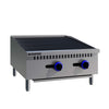 Empire 2 Burner Nat Gas or LPG Chargrill | 600mm Commercial Countertop Charbroiler 15kW | EMP-RFS-24-R-OZ Charcoal Grills Empire