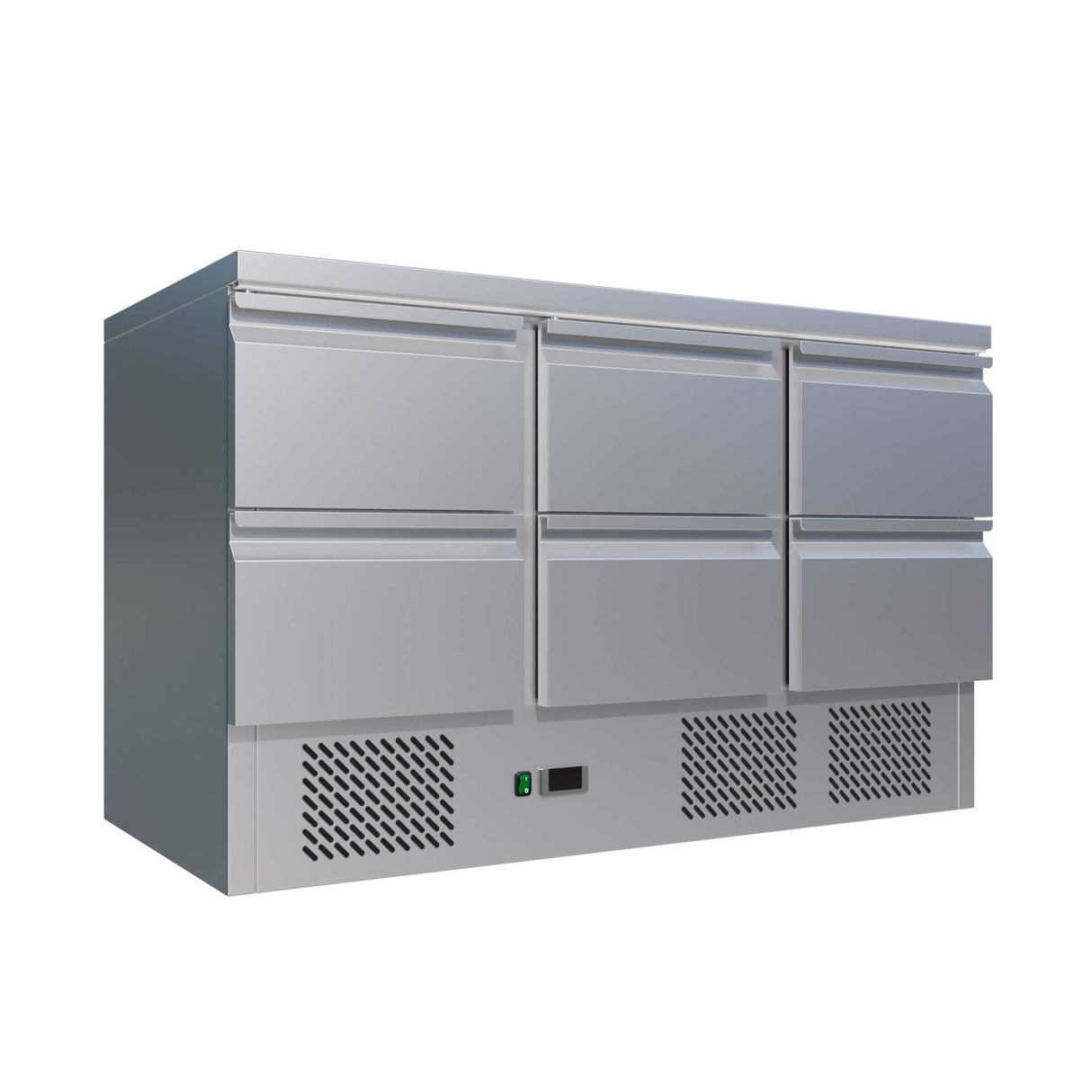 Empire Refrigerated Prep Counter With 6 x Drawers - S903-6D Counter Fridges With Drawers Empire