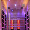 Empire 2-Person Infrared Sauna Cabin – Hemlock Wood, Glass Front, Bluetooth & Full Spectrum Heating | EMP-S2 Infrared Saunas Empire
