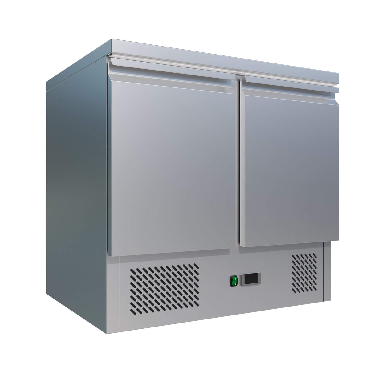 Empire 2 Door Stainless Steel Counter Prep Fridge - EMP-S901 Refrigerated Counters - Double Door Empire   