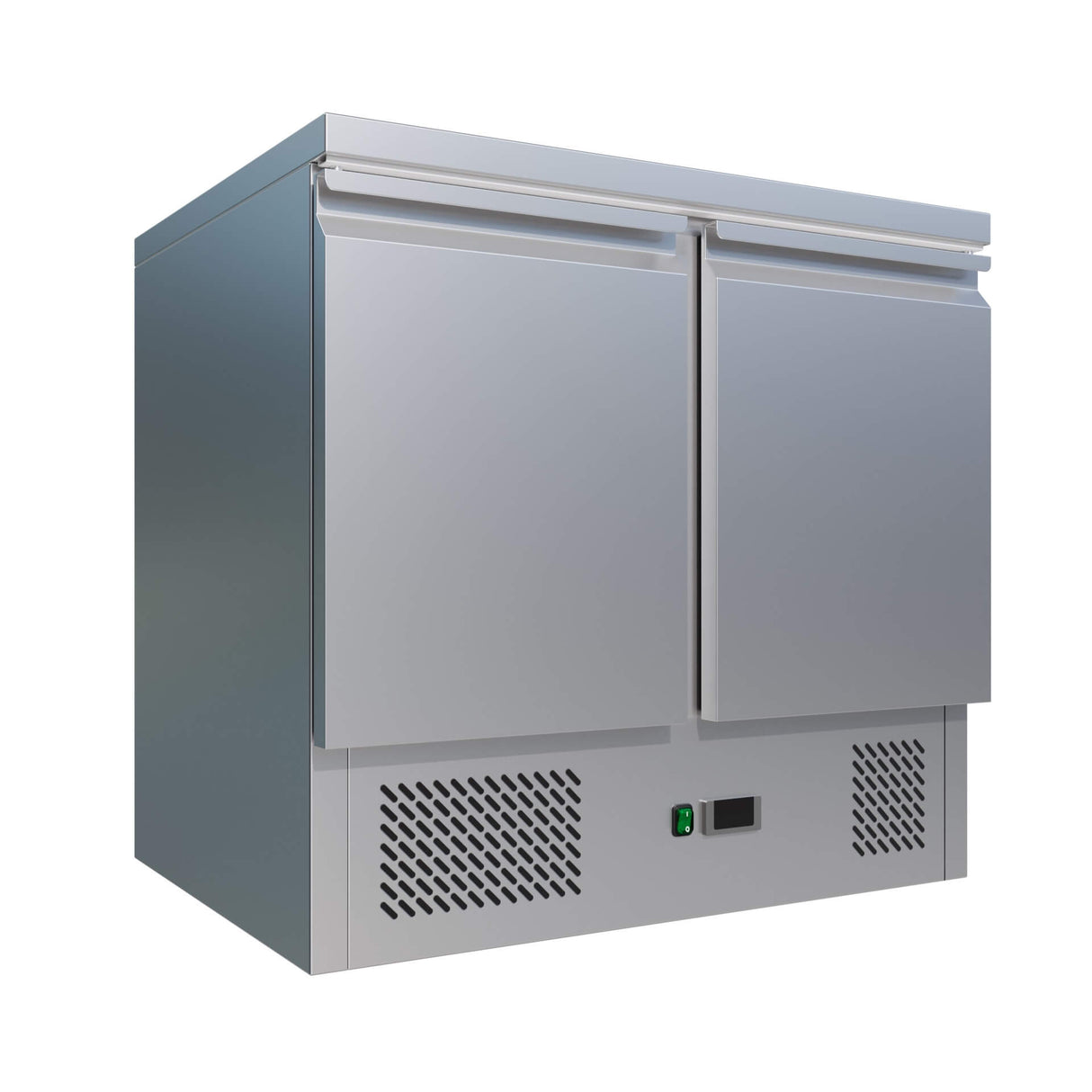 Empire 2 Door Stainless Steel Counter Prep Fridge - EMP-S901 Refrigerated Counters - Double Door Empire