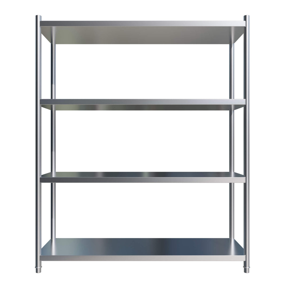 Empire 4 Tier Stainless Steel Shelf Rack 1200mm - EMP-SR120050B2-1 Chrome Wire Shelving and Racking Empire