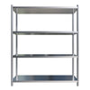 Empire 4-Tier Stainless Steel Shelf Rack – 1500mm Wide Heavy-Duty Hygienic Storage Unit | EMP-SR15050B2-1 Chrome Wire Shelving and Racking Empire