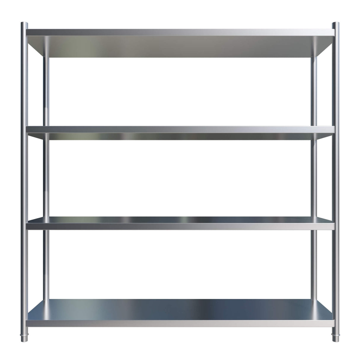 Empire 4-Tier Stainless Steel Shelf Rack – 1800mm Wide Heavy-Duty Hygienic Storage Unit | EMP-SR18050B2-1 Chrome Wire Shelving and Racking Empire