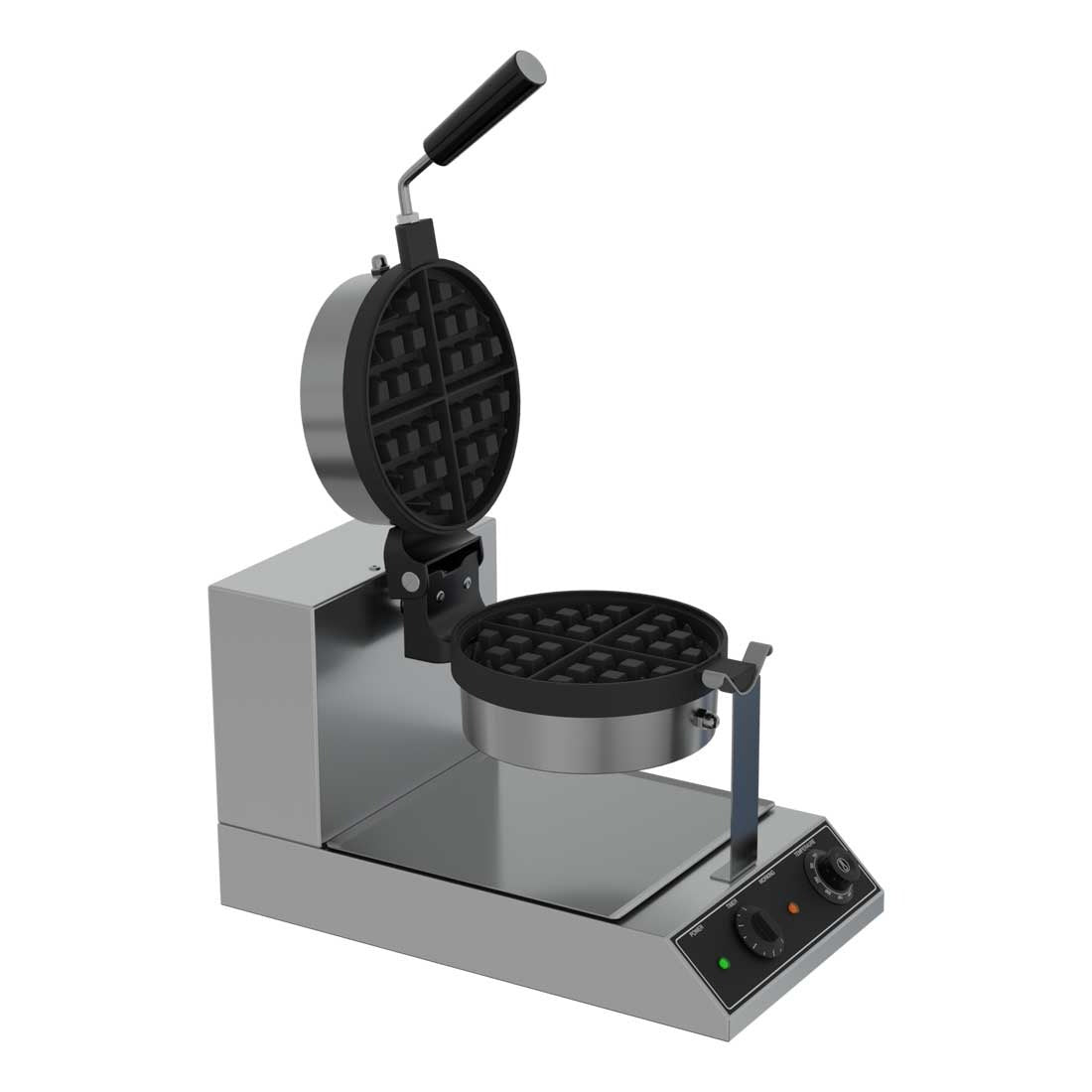 Empire Commercial Electric Belgian Waffle Maker Single Round - EMP-WAF1 Waffle Makers Empire