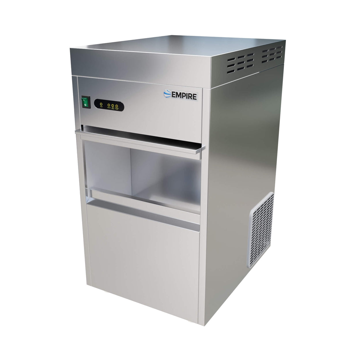 Empire Commercial Ice Flaker Machine – Under Counter Ice Maker 50Kg Output / 15Kg Storage | EMP-IF50KG Ice Crushers & Flakers Empire